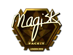 Sticker Magisk (Gold) | London 2018 - Preço e onde comprar no CS2