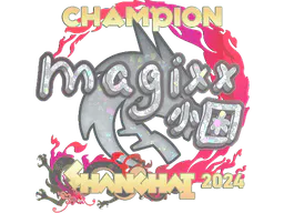 Sticker magixx (Glitter, Champion) | Shanghai 2024 - Preço e onde comprar no CS2
