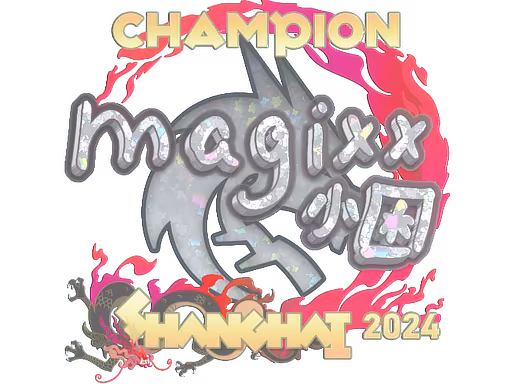 Sticker magixx (Glitter, Champion) | Shanghai 2024 - Preço e onde comprar no CS2