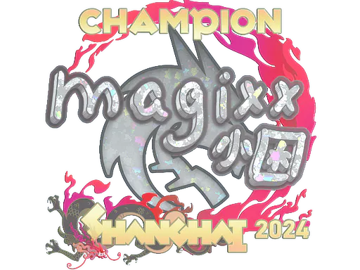 Sticker magixx (Glitter, Champion) | Shanghai 2024 - Preço e onde comprar no CS2