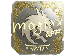 Sticker magixx (Gold) | Austin 2025 - Preço e onde comprar no CS2