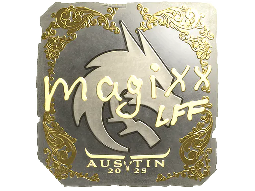 Sticker magixx (Gold) | Austin 2025 - Preço e onde comprar no CS2