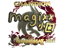 Sticker magixx (Gold, Champion) | Shanghai 2024 - Preço e onde comprar no CS2