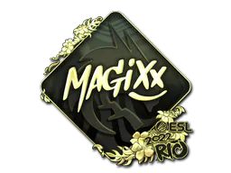 Sticker magixx (Gold) | Rio 2022 - Preço e onde comprar no CS2