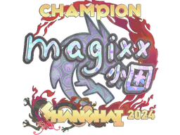 Sticker magixx (Holo, Champion) | Shanghai 2024 - Preço e onde comprar no CS2
