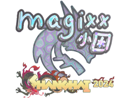 Sticker magixx (Holo) | Shanghai 2024 - Preço e onde comprar no CS2
