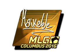 Sticker Maikelele (Gold) | MLG Columbus 2016 - Preço e onde comprar no CS2
