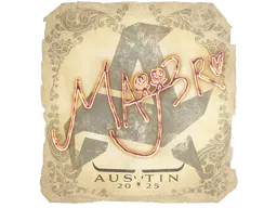Sticker MAJ3R | Austin 2025 - Preço e onde comprar no CS2