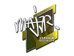 Sticker MAJ3R | Boston 2018 - Preço e onde comprar no CS2
