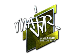Sticker MAJ3R (Foil) | Boston 2018 - Preço e onde comprar no CS2