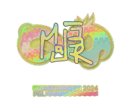 Sticker MAJ3R (Holo) | Copenhagen 2024 - Preço e onde comprar no CS2