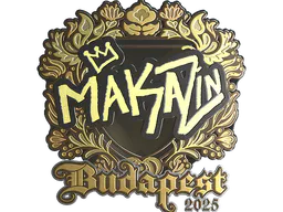 Sticker Maka (Gold) | Budapest 2025 - Preço e onde comprar no CS2