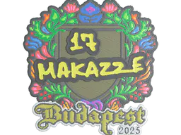 Sticker makazze (Embroidered) | Budapest 2025 - Preço e onde comprar no CS2