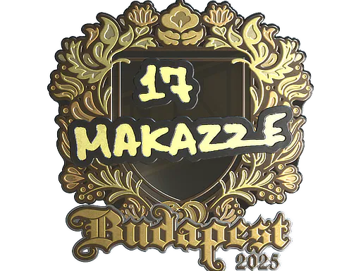 Sticker makazze (Gold) | Budapest 2025 - Preço e onde comprar no CS2