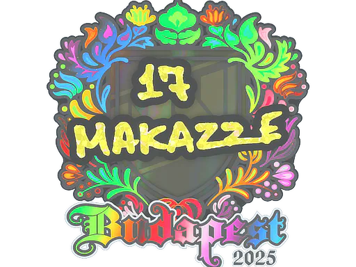 Sticker makazze (Holo) | Budapest 2025 - Preço e onde comprar no CS2