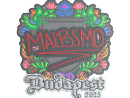 Sticker malbsMd (Embroidered) | Budapest 2025 - Preço e onde comprar no CS2