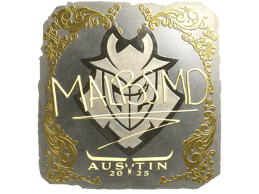 Sticker malbsMd (Gold) | Austin 2025 - Preço e onde comprar no CS2