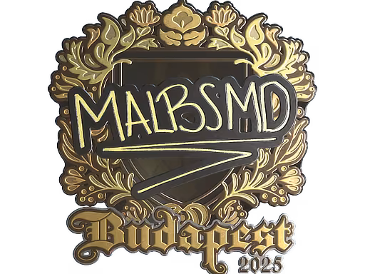 Sticker malbsMd (Gold) | Budapest 2025 - Preço e onde comprar no CS2