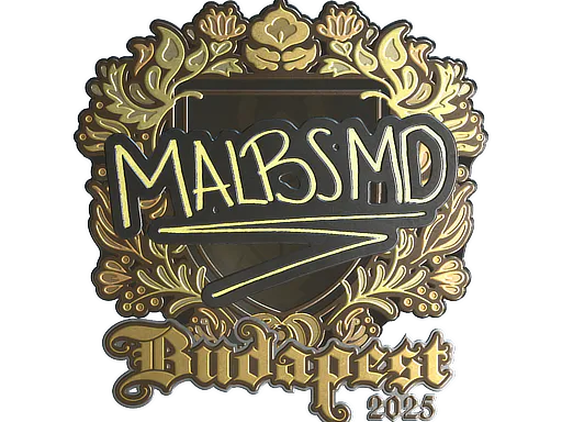 Sticker malbsMd (Gold) | Budapest 2025 - Preço e onde comprar no CS2