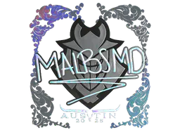 Sticker malbsMd (Holo) | Austin 2025 - Preço e onde comprar no CS2
