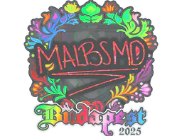 Sticker malbsMd (Holo) | Budapest 2025 - Preço e onde comprar no CS2