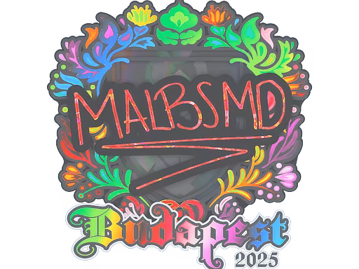 Sticker malbsMd (Holo) | Budapest 2025 - Preço e onde comprar no CS2