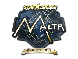 Sticker malta (Gold) | Berlin 2019 - Preço e onde comprar no CS2