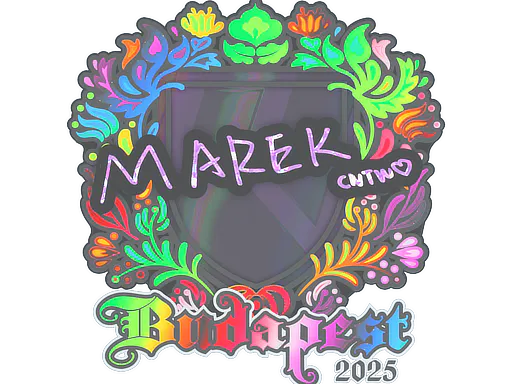 Sticker Marek (Holo) | Budapest 2025 - Preço e onde comprar no CS2