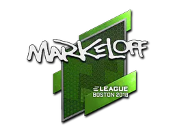 Sticker markeloff | Boston 2018 - Preço e onde comprar no CS2