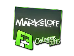 Sticker markeloff | Cologne 2015 - Preço e onde comprar no CS2