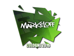 Sticker markeloff | Cologne 2016 - Preço e onde comprar no CS2