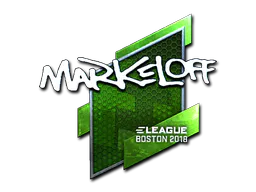 Sticker markeloff (Foil) | Boston 2018 - Preço e onde comprar no CS2