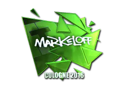 Sticker markeloff (Foil) | Cologne 2016 - Preço e onde comprar no CS2
