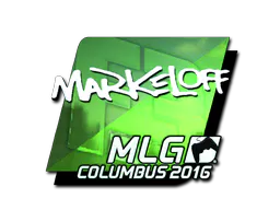 Sticker markeloff (Foil) | MLG Columbus 2016 - Preço e onde comprar no CS2