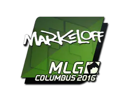 Sticker markeloff | MLG Columbus 2016 - Preço e onde comprar no CS2