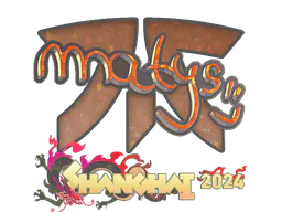 Sticker MATYS (Glitter) | Shanghai 2024 - Preço e onde comprar no CS2