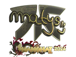 Sticker MATYS (Gold) | Shanghai 2024 - Preço e onde comprar no CS2