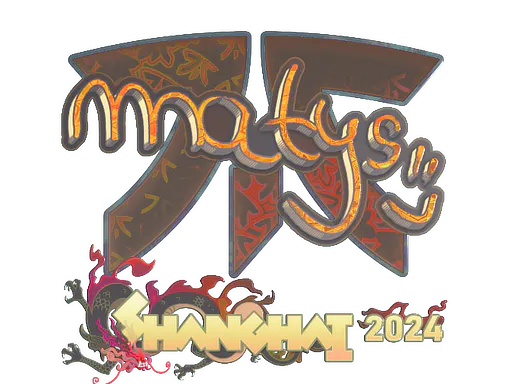 Sticker MATYS (Holo) | Shanghai 2024 - Preço e onde comprar no CS2