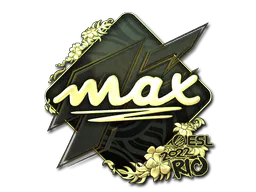 Sticker max (Gold) | Rio 2022 - Preço e onde comprar no CS2