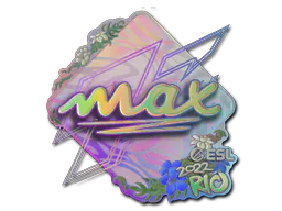 Sticker max (Holo) | Rio 2022 - Preço e onde comprar no CS2