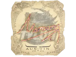 Sticker Mercury | Austin 2025 - Preço e onde comprar no CS2