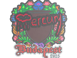 Sticker Mercury (Embroidered) | Budapest 2025 - Preço e onde comprar no CS2