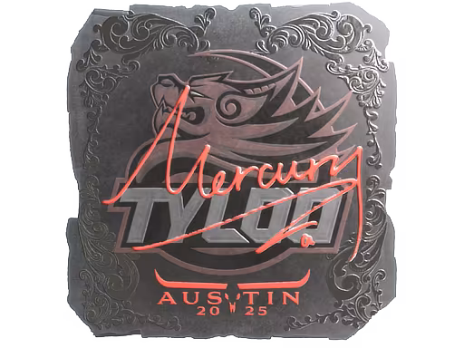 Sticker Mercury (Foil) | Austin 2025 - Preço e onde comprar no CS2