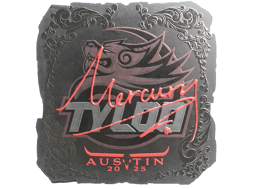 Sticker Mercury (Foil) | Austin 2025 - Preço e onde comprar no CS2