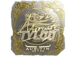 Sticker Mercury (Gold) | Austin 2025 - Preço e onde comprar no CS2