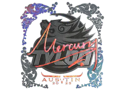 Sticker Mercury (Holo) | Austin 2025 - Preço e onde comprar no CS2