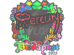 Sticker Mercury (Holo) | Budapest 2025 - Preço e onde comprar no CS2
