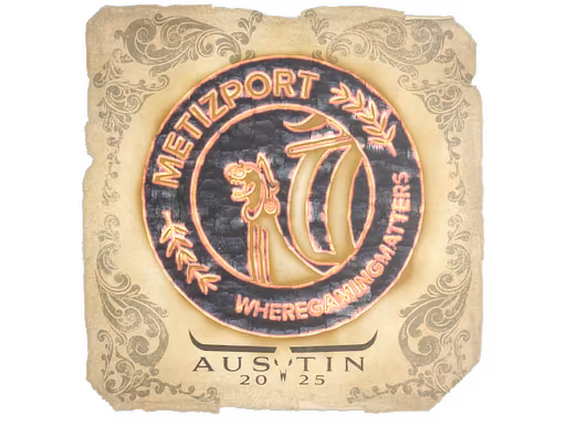 Sticker Metizport | Austin 2025 - Preço e onde comprar no CS2