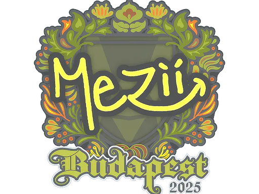 Sticker mezii | Budapest 2025 - Preço e onde comprar no CS2