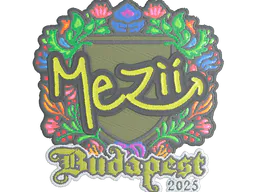 Sticker mezii (Embroidered) | Budapest 2025 - Preço e onde comprar no CS2
